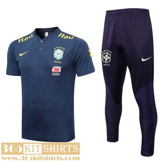 Polo Shirt Brazil Navy blue Mens 2022 2023 PL617