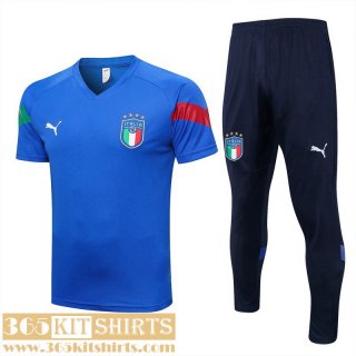 Training T Shirt Italy blue Mens 2022 2023 TG635