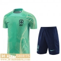 Training T Shirt Brazil green Mens 2022 2023 TG657