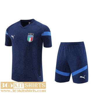 Training T Shirt Italy Navy blue Mens 2022 2023 TG666