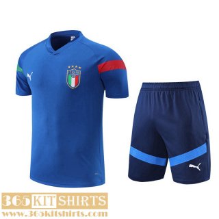 Training T Shirt Italy blue Mens 2022 2023 TG675