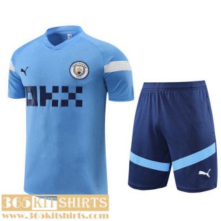 Training T Shirt Manchester City light blue Mens 2022 2023 TG678