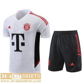 Training T Shirt Bayern Munich White Mens 2022 2023 TG681