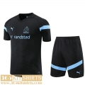 Training T Shirt Marseille black Mens 2022 2023 TG687