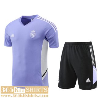 Training T Shirt Real Madrid Purple Mens 2022 2023 TG690