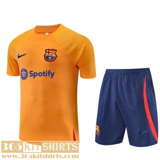 Training T Shirt Barcelona orange Mens 2022 2023 TG696