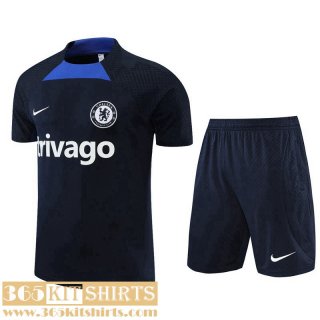 Training T Shirt Chelsea black Mens 2022 2023 TG698