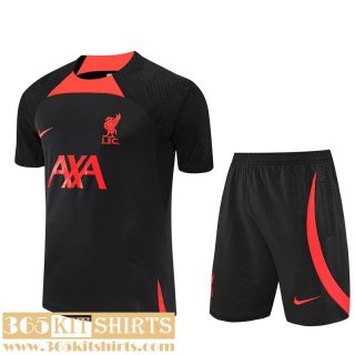Training T Shirt Liverpool black Mens 2022 2023 TG701