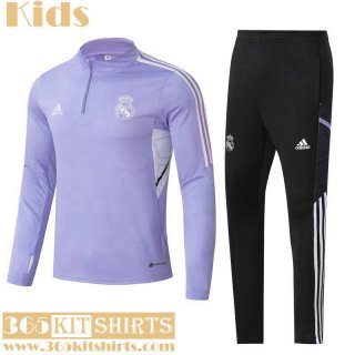 KIT: Training Real Madrid lavender Kids 2022 2023 TK540