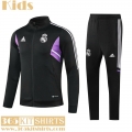 KIT: Jacket Real Madrid black Kids 2022 2023 TK543