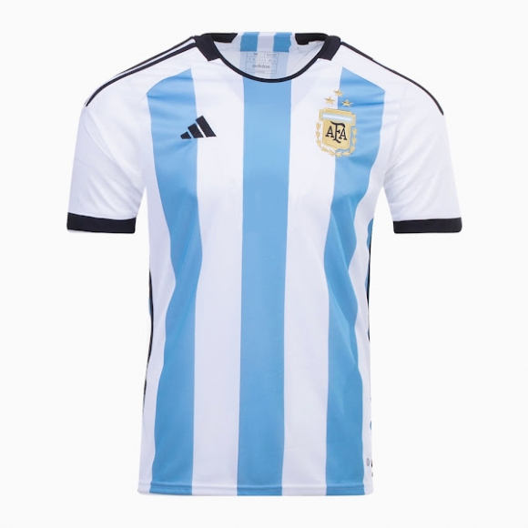 Football Shirts 3-STAR Argentina Home Mens World Cup 2022