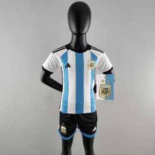 Football Shirts World Cup Argentina Home Kids 2022 AK53