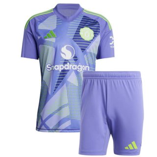 Football Shirts Manchester United Goalkeepers Kids 2024 2025