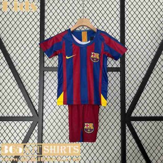Retro Football Shirts Barcelona Home Kids 05 06