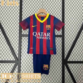 Retro Football Shirts Barcelona Home Kids 13 14