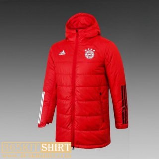 Down jacket Bayern Munich Red Mens 2021 2022 DD21