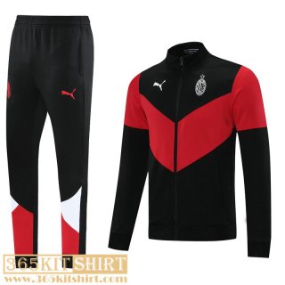 Jacket AC Milan Mens Black Red 2021 2022 JK103