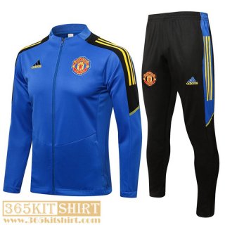 Jacket Manchester United Blue Mens 2021 2022 JK151