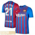 Football Shirt Barcelona Home Mens 2021 2022 # F. De Jong 21
