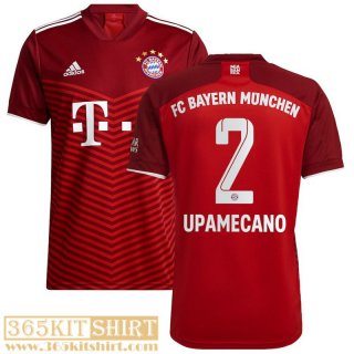 Football Shirt Bayern Munich Home Mens 2021 2022 # Dayot Upamecano 2