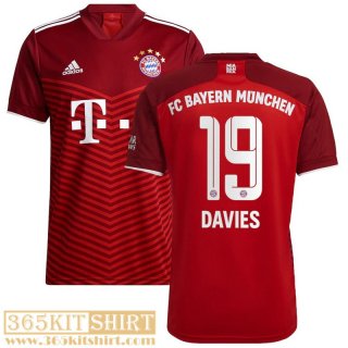 Football Shirt Bayern Munich Home Mens 2021 2022 # Alphonso Davies 19