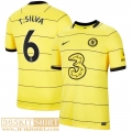 Football Shirt Chelsea Away Mens 2021 2022 # T. Silva 6