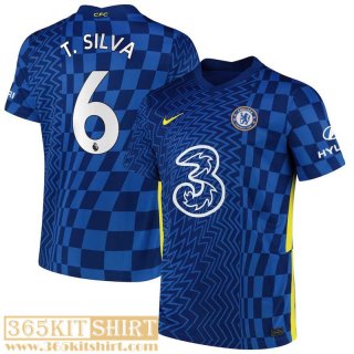 Football Shirt Chelsea Home Mens 2021 2022 # T. Silva 6