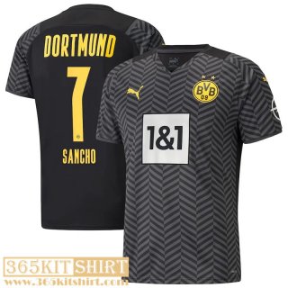 Football Shirt Borussia Dortmund Away Mens 2021 2022 # Sancho 7