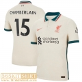 Football Shirt Liverpool Away Mens 2021 2022 # Chamberlain 15