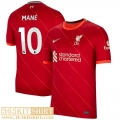 Football Shirt Liverpool Home Mens 2021 2022 # Mané 10