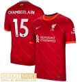 Football Shirt Liverpool Home Mens 2021 2022 # Chamberlain 15