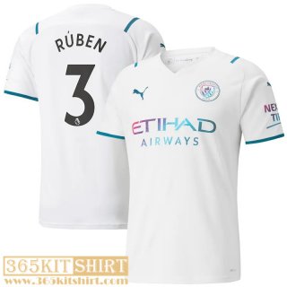 Football Shirt Manchester City Away Mens 2021 2022 # Rúben 3