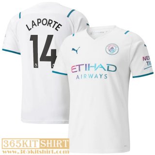 Football Shirt Manchester City Away Mens 2021 2022 # Laporte 14
