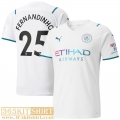 Football Shirt Manchester City Away Mens 2021 2022 # Fernandinho 25
