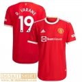Football Shirt Manchester United Home Mens 2021 2022 # R. Varane 19