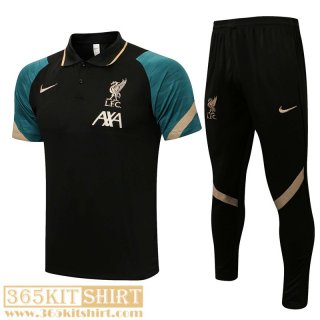 Polo Shirt Liverpool Mens Black 2021 2022 PL104
