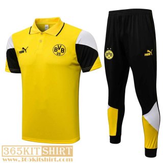 Polo Shirt Dortmund Mens Yellow 2021 2022 PL108