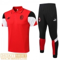 Polo Shirt AC Milan Mens Red 2021 2022 PL109