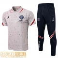 Polo Shirt PSG Mens Grey 2021 2022 PL111