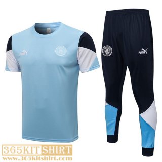 T-Shirt Manchester City Blue clair Mens 2021 2022 PL169