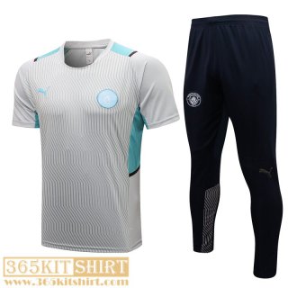T-Shirt Manchester City Grey Mens 2021 2022 PL191