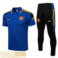 Polo Shirt Manchester United Blue Mens 2021 2022 PL202