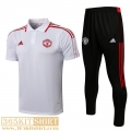 Polo Shirt Manchester United Whitehe Mens 2021 2022 PL213
