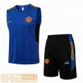 T-shirt Manchester United Blue Mens 2021 2022 PL232