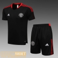 T-shirt Manchester United Black Mens 2021 2022 PL246