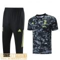 T-shirt + Pants Juventus Grey-Black 2021 2022 PL80