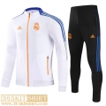 Jacket Real Madrid Whitehe Kids 2021 2022 TK154