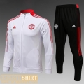 Jacket Manchester United White Kids 2021 2022 TK160