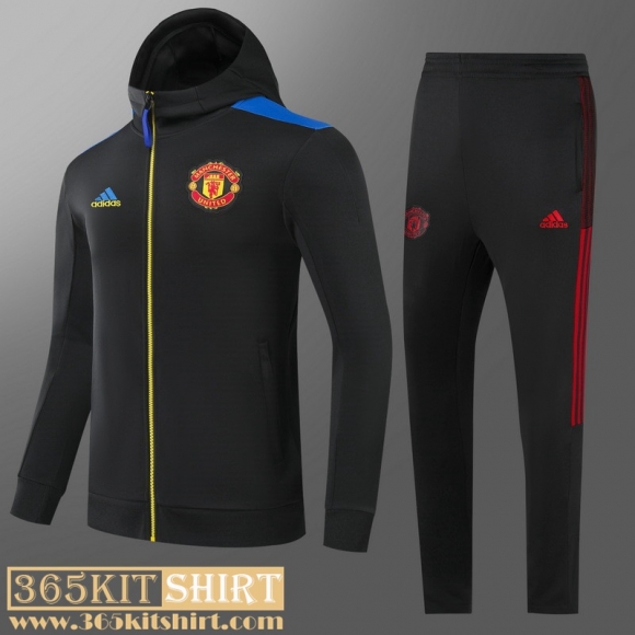 Jacket Manchester United Black Kids 2021 2022 TK218