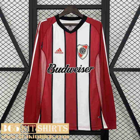 Retro Football Shirts River Plate Away Mens Long Sleeve 03 04 FG676